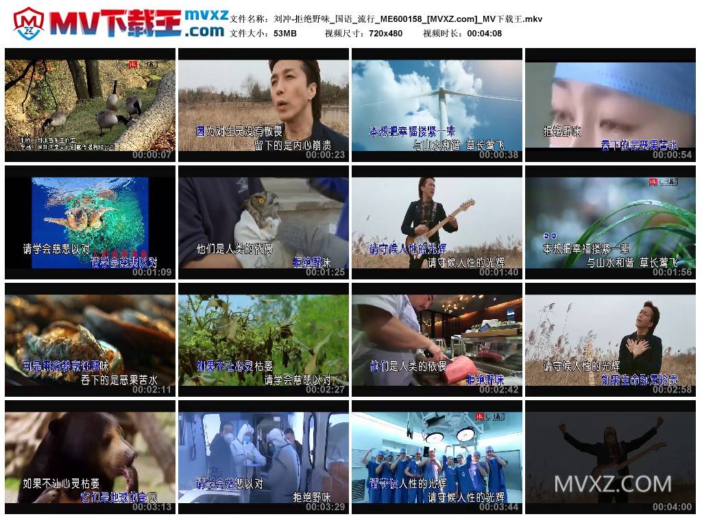 刘冲-拒绝野味_国语_流行_ME600158